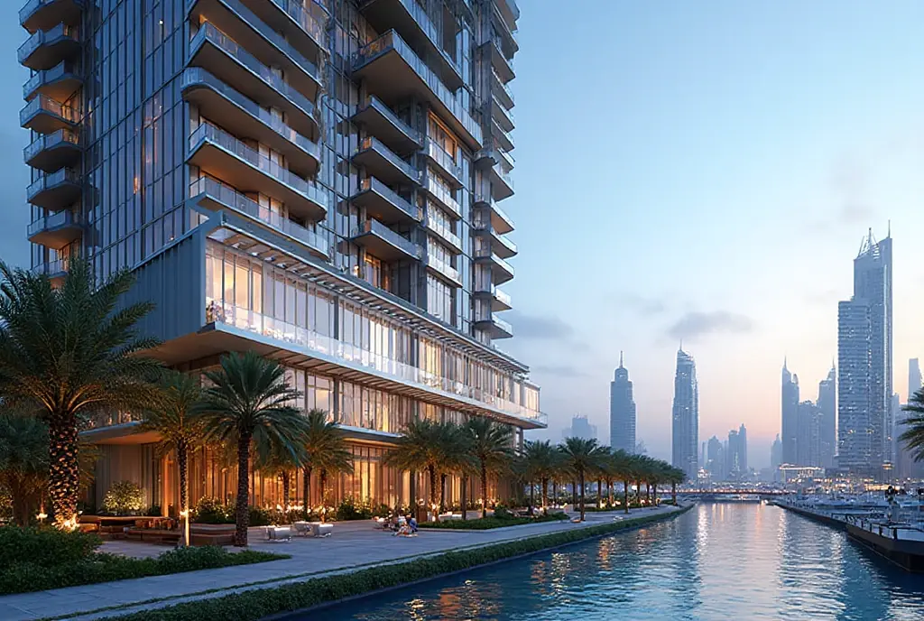 Residential tower with marina view — Dubai Marina